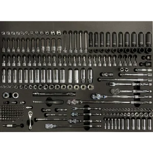 Module 1/4", 3/8" douilles empreintes cliquets embouts - 238 pièces (XL) | SP Tools | SPUSS012