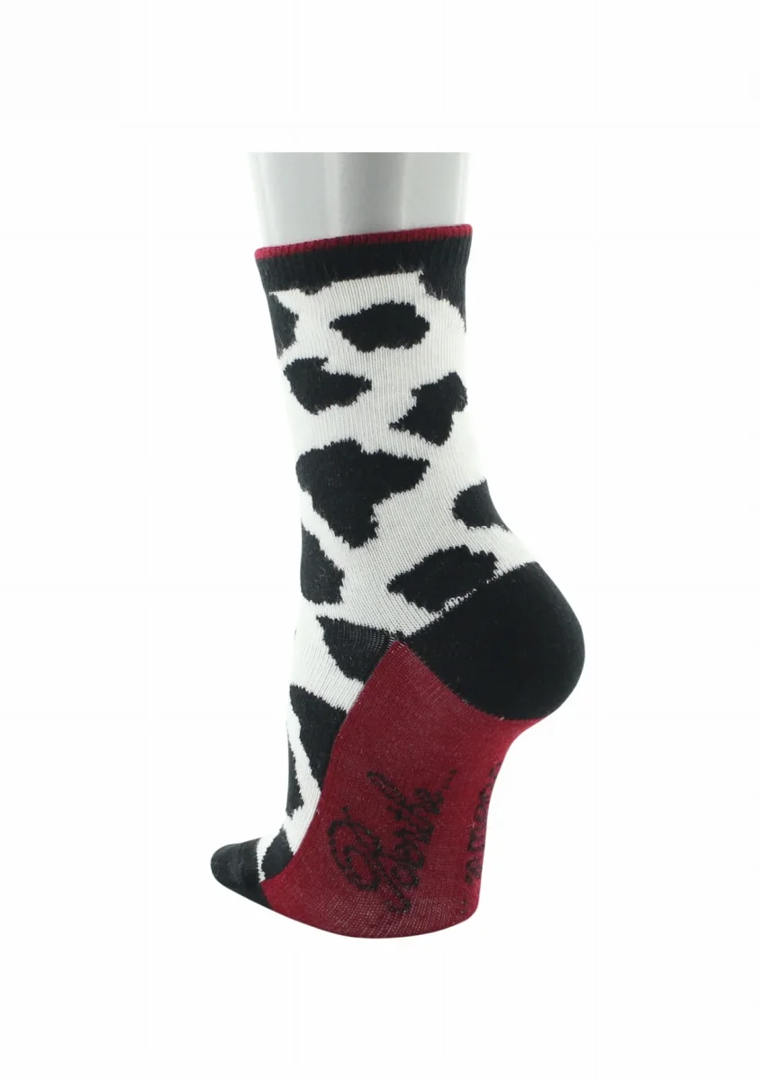 Chaussettes enfant Berthe Aux Grands Pieds motif vache noir et blanc – Image 6