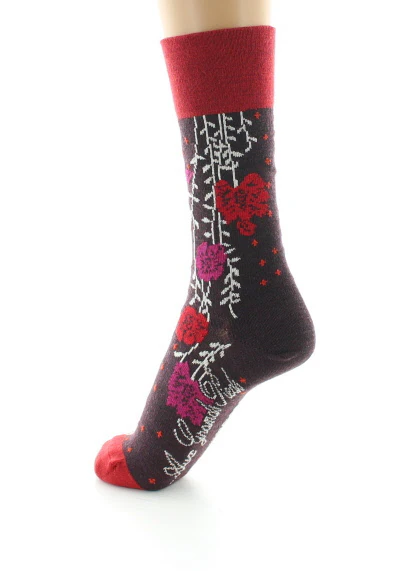 Chaussettes femme Couleurs d'automne en laine peignée – Image 5
