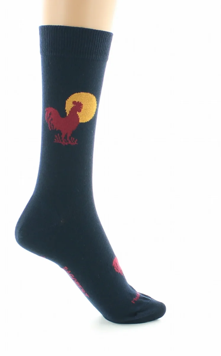 Chaussettes homme en coton Coq Marine – Image 2