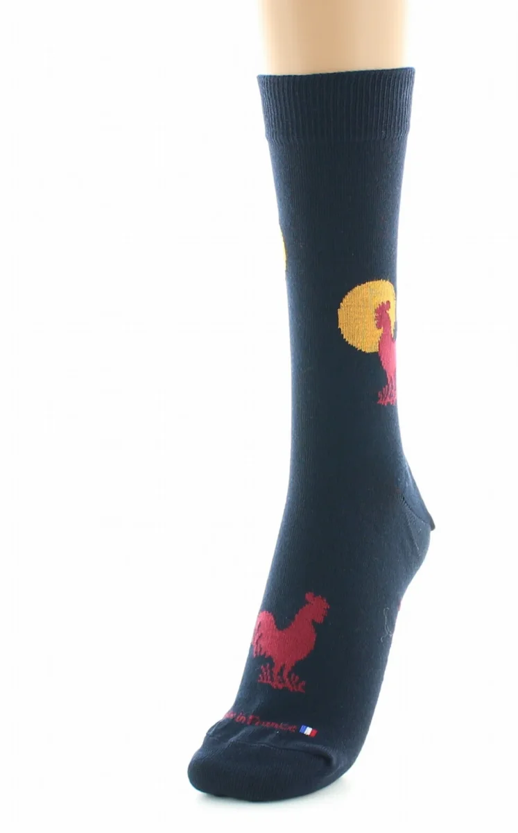Chaussettes homme en coton Coq Marine – Image 4