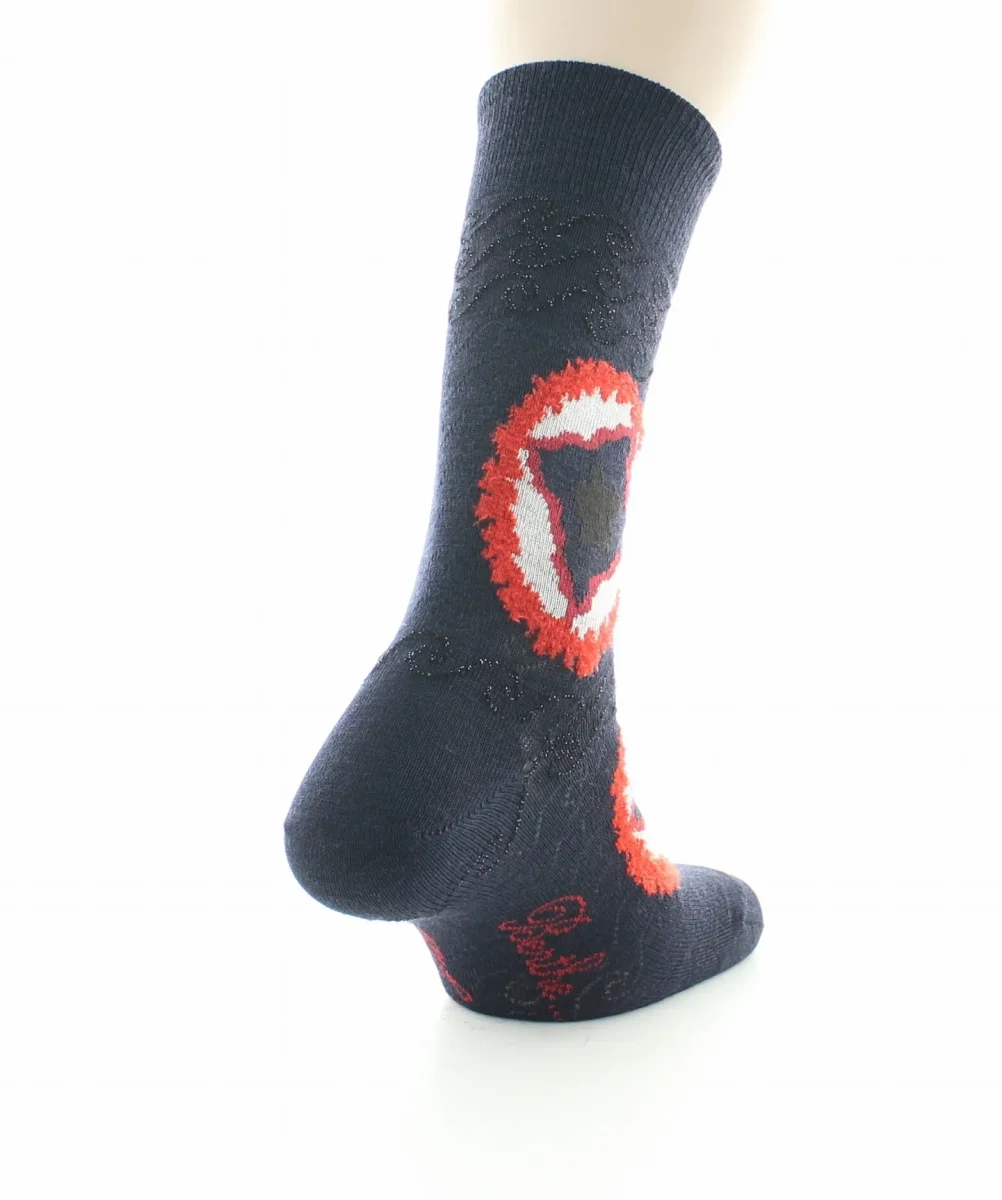 Chaussettes homme laine peignée cercles de feux – Image 6