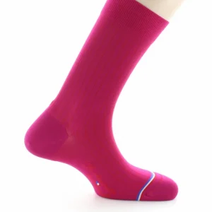 Chaussettes mixtes en fil d'Écosse Pigalle Fushia