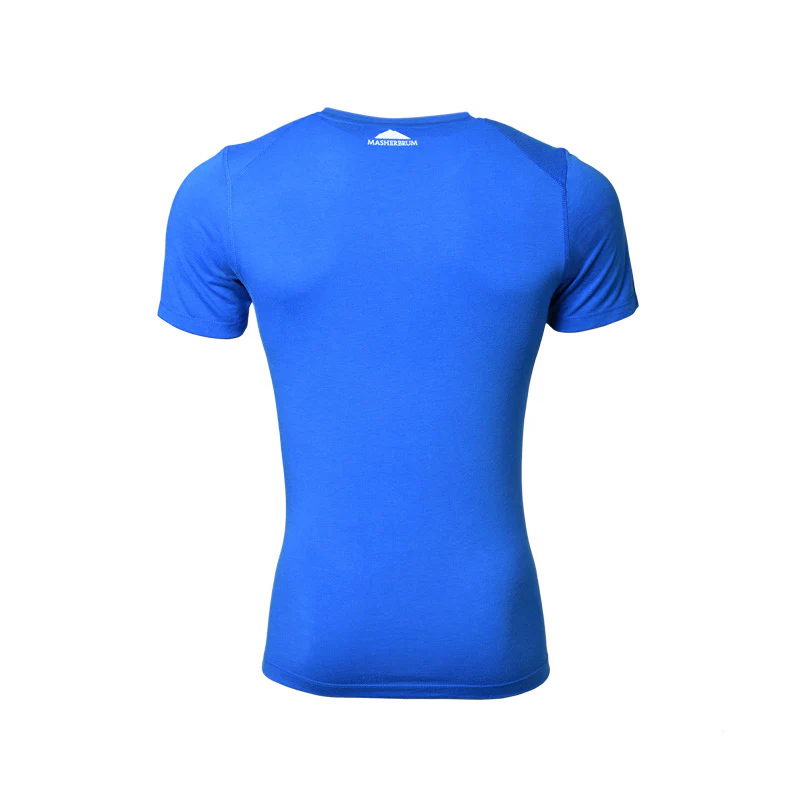 T-SHIRT HOMME PROCLIMB MANCHES COURTES BLEU COBALT – Image 3